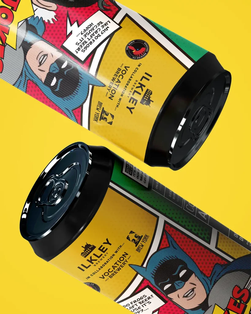 Cans of ilkley brewery dad jokes