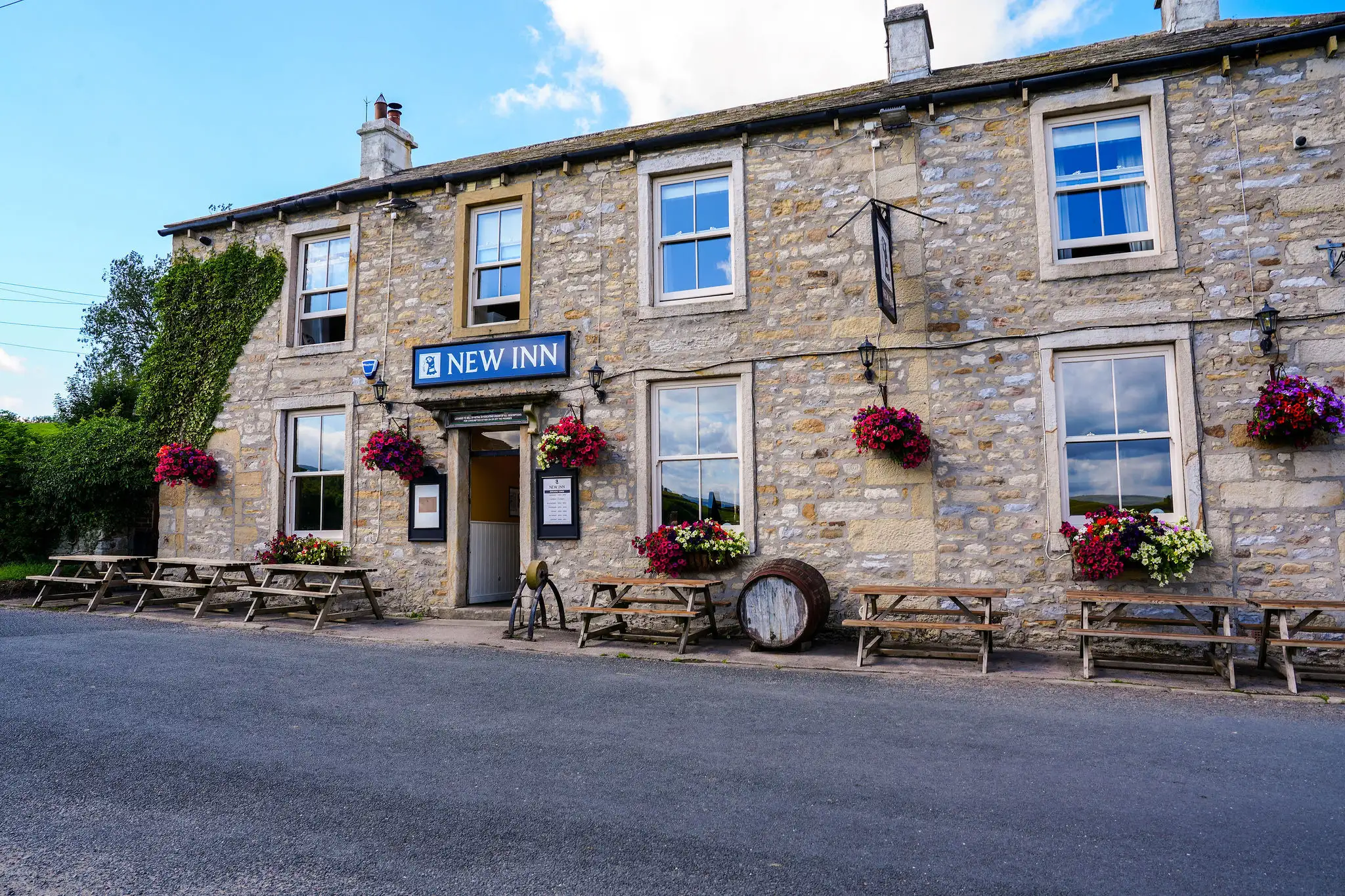 New Inn appletreewick from the outside, shot as part of the brand identity refresh to display on their new website