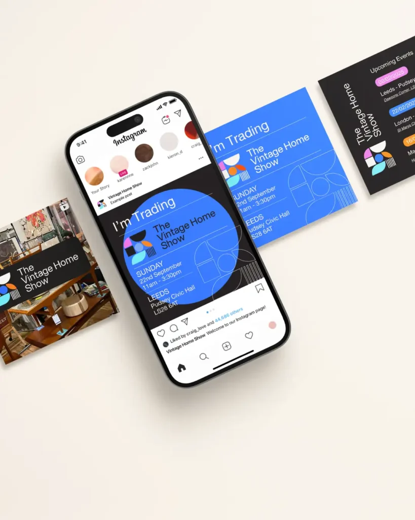 The Vintage Home Show Social media