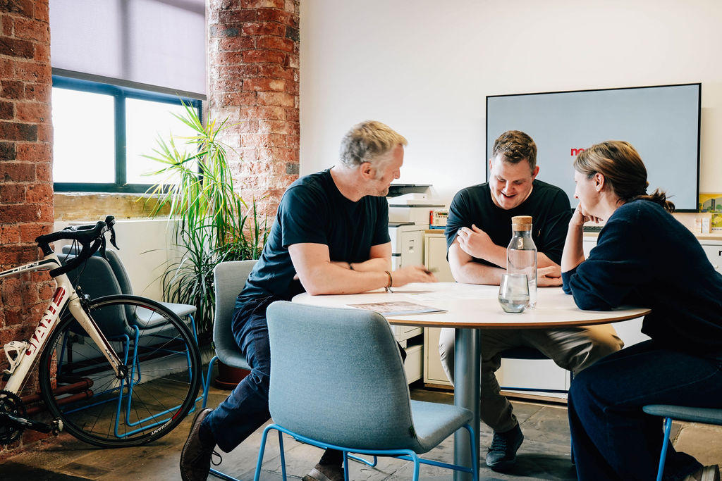 A professional photo of the nook architecture team