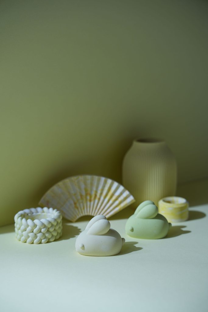 Professional product photo of jesmonite homewares