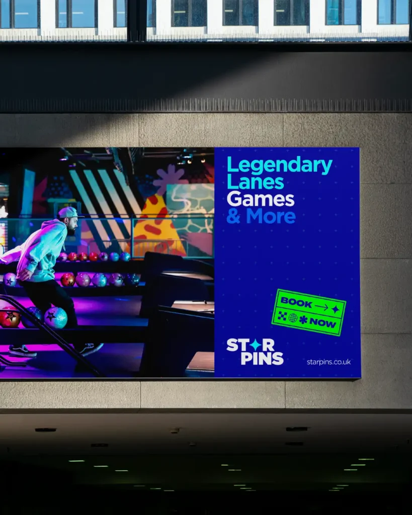 A Billboard for Star Pins bowling