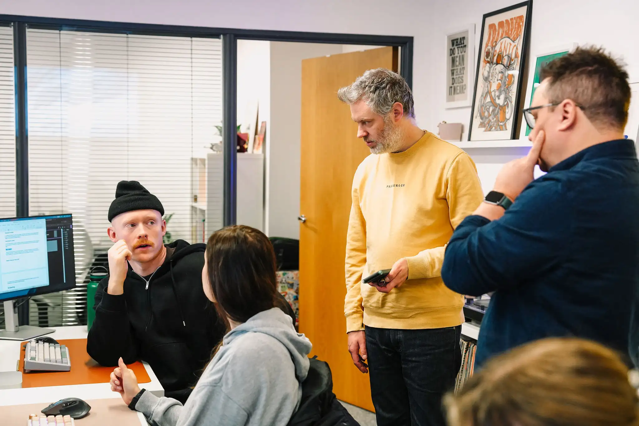 Little Green Jesus web team designing wordpress & shopify sites